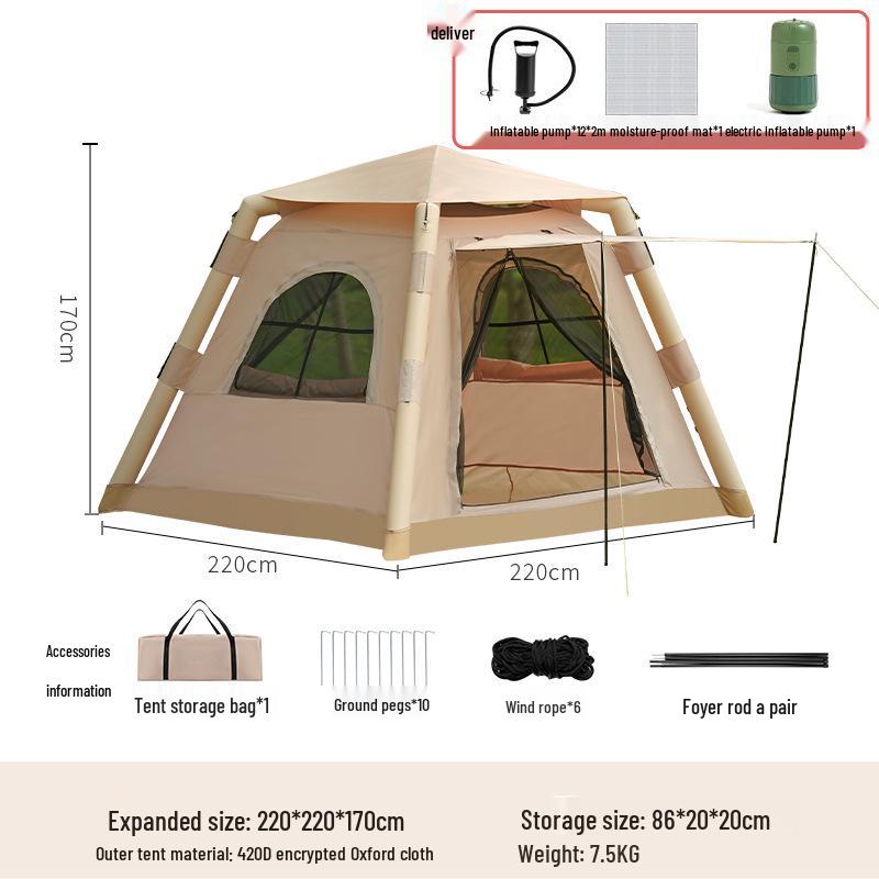 Fully Automatic Thickened Rainproof Oxford Cloth Portable Camping Tent