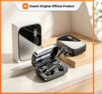 Xiaomi New M19 TWS Bluetooth Headphones 5.3 9D High Fidelity Wireless Headphones Touch IPX7 Waterproof Digital Display Headphones