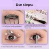 Sweet Glue Free Fake Eyelashes Curled Cluster False Lashes Individual Fake Eyelashes  Daily