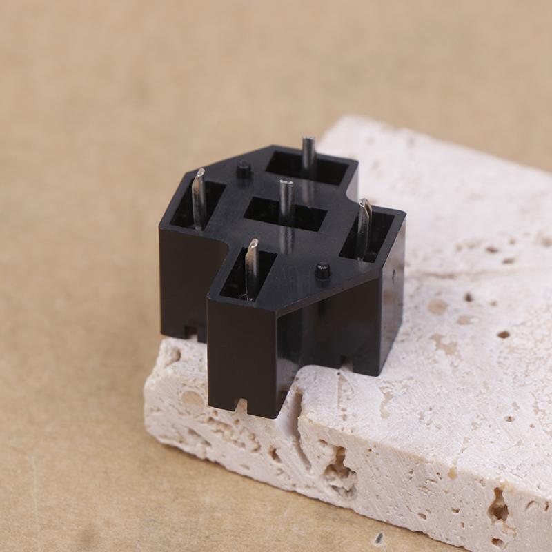 Auto Auto 40A 4/5 Pin Spdt Relais Sockel Stecker Adapter Auto Pcb Platinenmontage Basis Halter mit 6,3 mm Anschlüssen