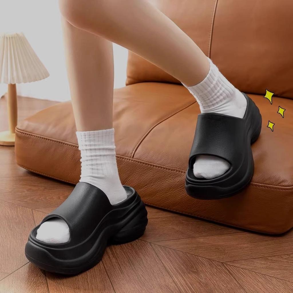 Cool Slippers Women Wear Thick Bottom Home Indoor Non-slip Non-smelly Feet Home Summer Bathroom Men