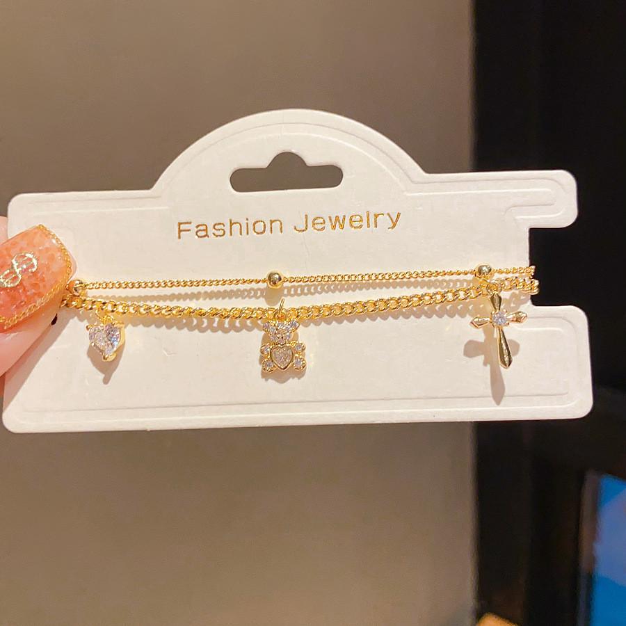 Animal Zodiac Hand Chain With Rhinestone Detailing For Elegant Girls Jewelry Gift
