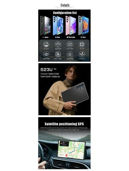 10-inch Android Tablet with Ten-Core Processor, HD Screen, 4G Connectivity & Card Slot