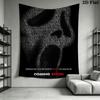 Scary Movie Poster Tapestry Tapestry Fashion Print Background Cloth Background Cloth Home Decor Work Of Art