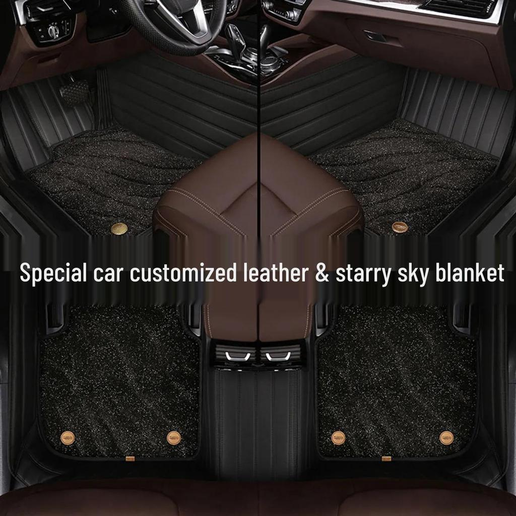 Full Coverage Black Floor Mats for GAC Trumpchi GS4/GS4 PLUS (2016-2021 Models)