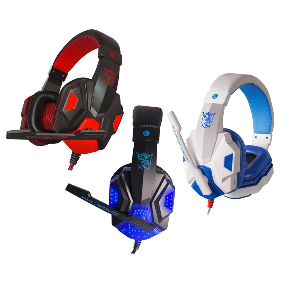 Headset with Surround Sound and Noise-Canceling Mic