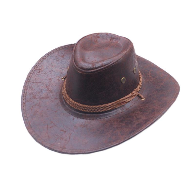 Western Cowboy Hat American California Style Men's and Women's Outdoor Tourism Beach Shade Jazz Hat Prairie Edge Knight Hat