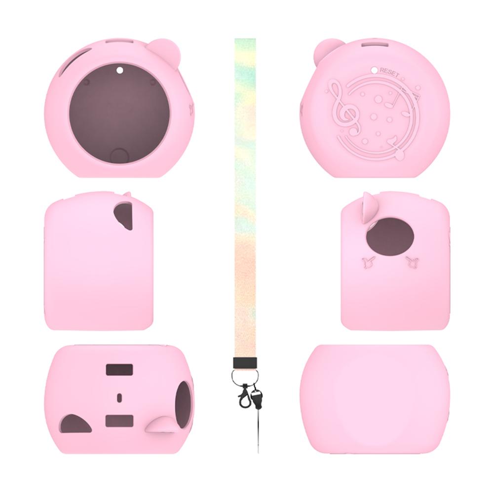 Silicone Case Silicone Protective Case with Lanyard Protector Cover Soft Skin Cover for TakaraTomy Punirunes Puni Electronic Pet