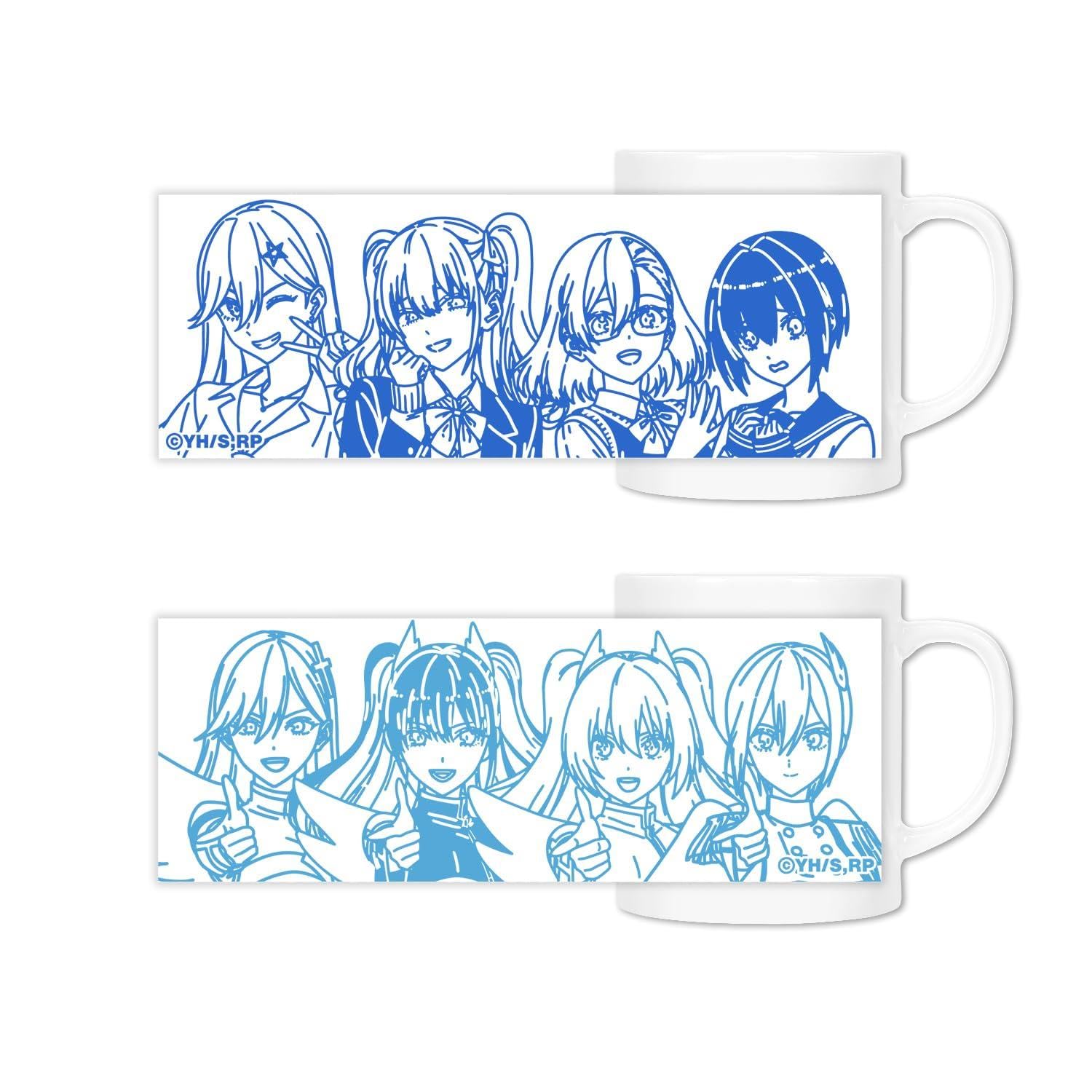 

Кружка-хамелеон с группой из аниме Двухмерное искушение