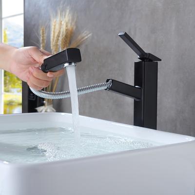 Bathroom Sink Faucet Basin Faucet Black Painted Faucet Single Handle Hole Deck Vintage Wash Hot Cold Mixer Tap Crane 855789