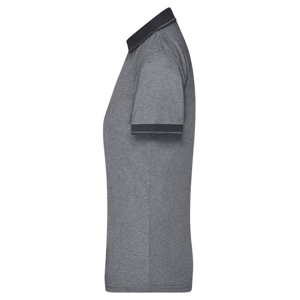 James and Nicholson Womens/Ladies Heather Polo Shirt