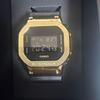 Used CASIO G-SHOCK Digital Watch Gold Black