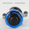 Metal Construction Ice Fishing Reels Right Left Hand Mini Size Fishing Spinning Reel Portable Use High Speed