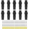 10 Sets Waterproof Auto Wire Connector Male and Female Terminal Socket  Automotive Plugs
