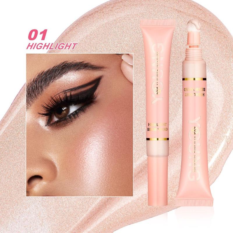 YOUNG VISION Liquid Air Cushion Blush Highlighter Pearlescent and Fine Blush Liquid Easy To Handle and Carry