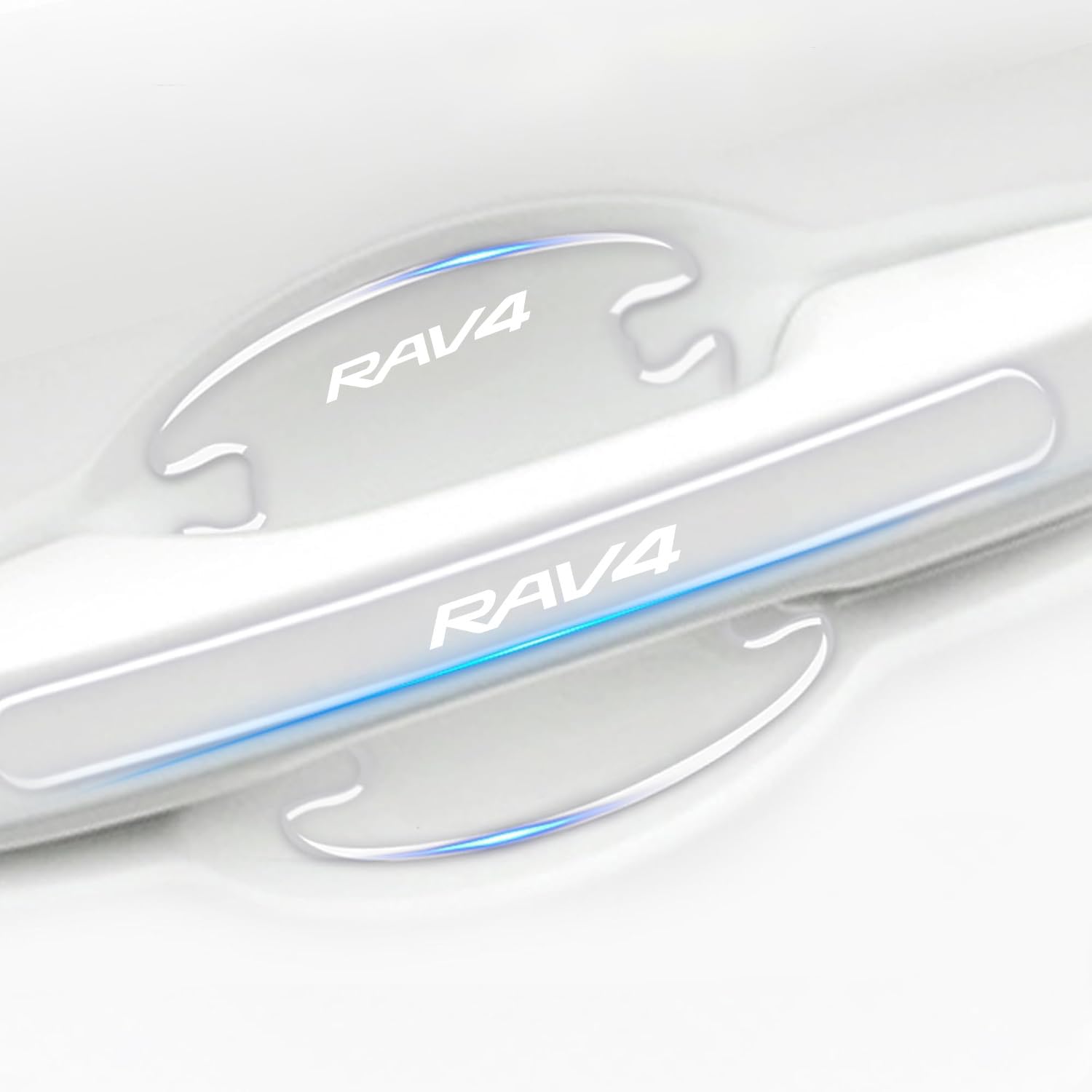 

with Door Handle Car Door Handle Protection Scratch Prevention Exterior Covers with Custom Easy Set of 8 [Compatible RAV4] Protectors, Parts, & Parts, белый