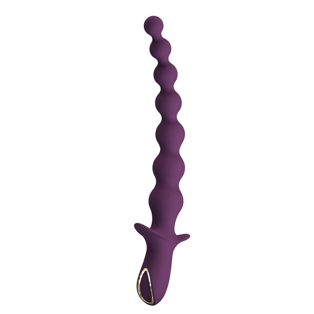 Pilot Silicone Vibrating Anal Plug – 10 Frequency Bead Massager Sex Toy