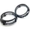 2 ks čierne 7" LED svetlomet okrúhle montážne držiaky krúžky pre Jeep Wrangler JK TJ motocyklový svetlomet