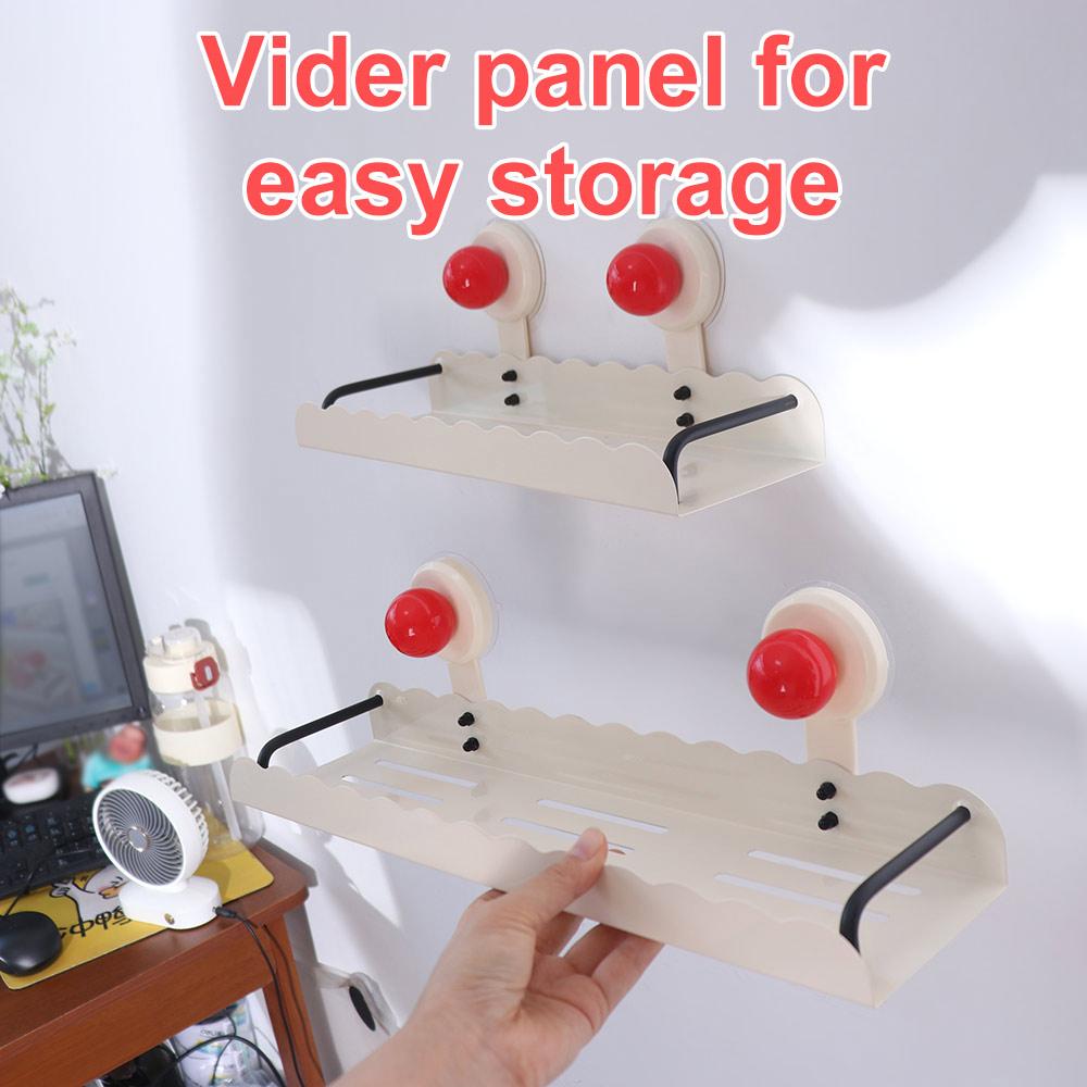 Dopamine Suction Cup Storage Shelf Punch Free Shower Shampoo Rack Bathroom Storage Rack for Home