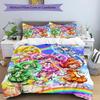 3pcs Pretty Cure1 Design Cover Set - HD Printed Bedding with 1 Cover and 2 Pillowcases - Perfect for Home and Dorm Decor