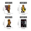Tung Tung Tung Sahur Enamel Pins Custom Stickman Horror Adventure Game Brooches Lapel Badges Clothes Jewelry Gift for Friends