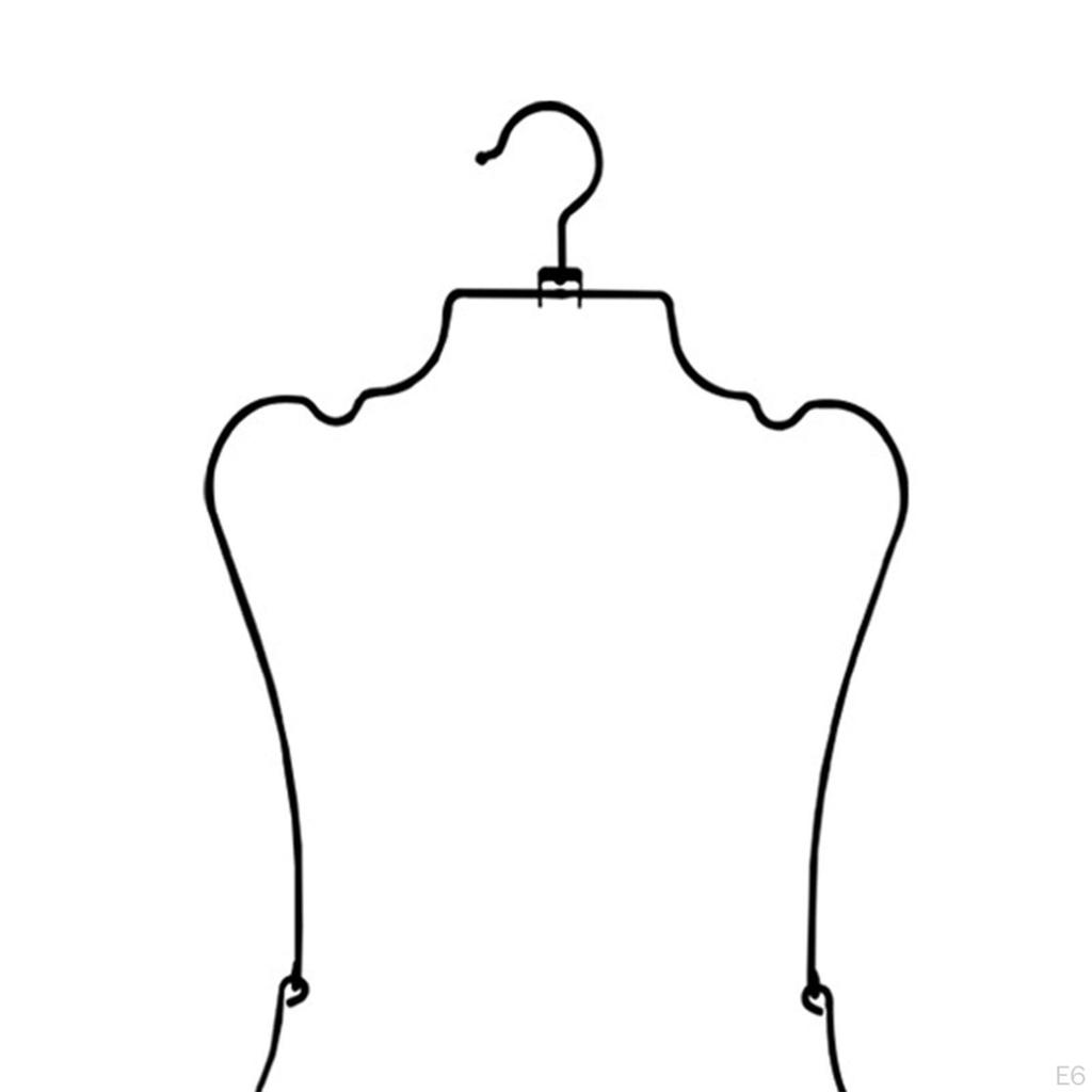 Skládací bikiny -Věšák -dessous -Organizér Plavky Oděvní tyč pro butikový výstavní stojan