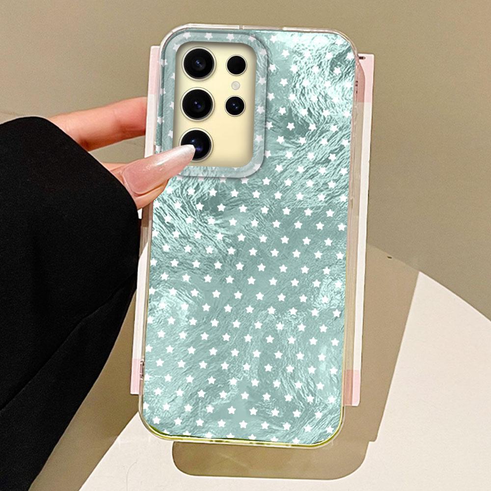 

Gradient Colorful Stars Women Girls Phone Case for Samsung Galaxy S25 Edge S24 S23 S22 S21 S20 FE Plus Ultra Shell Bags Cover Samsung Galaxy S24-S25 Plus белый