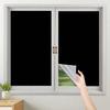 Portable Blackout Blind Blackout Curtain with Hook And Loop Tapes Privacy Blackout Window Shade for Bedroom Baby Room RV