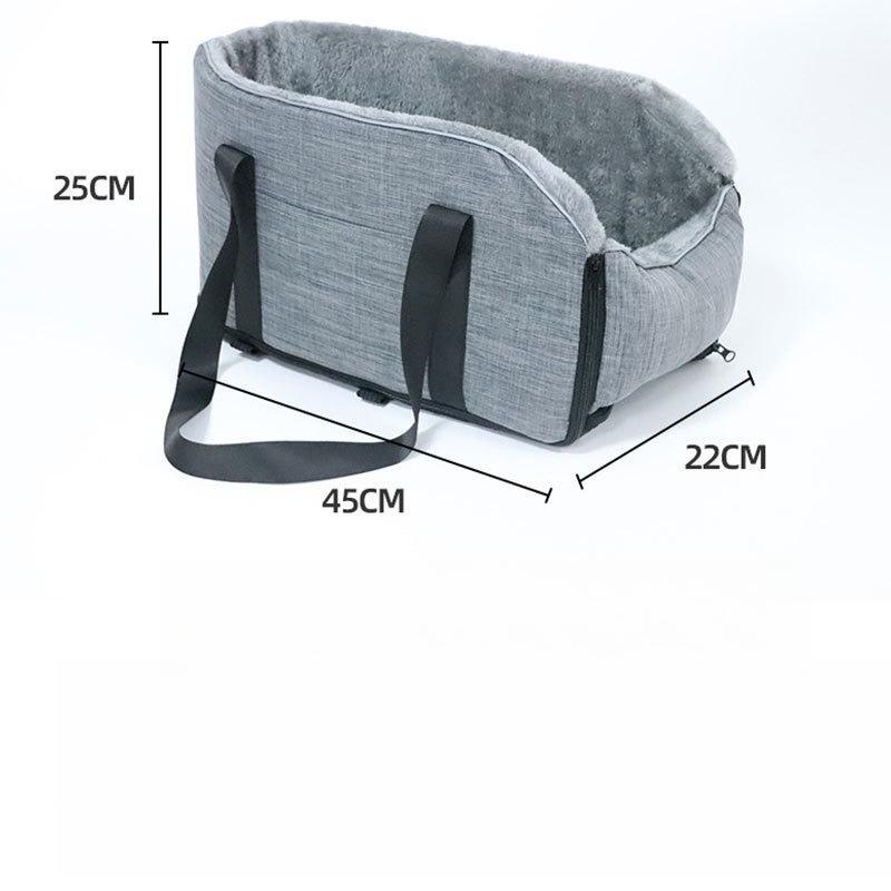 Dog Car Seat Beds Pet Cars Cat Dog Beds Portable Detachable for Cars Hand-held Dog Bed Safety Travel Bag Dog Accessories