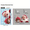 2pcs/1pc Santa Claus Glass Sticker Removable Static Cling Decoration for Living Room Entrance Corridor Window Clings Decoration