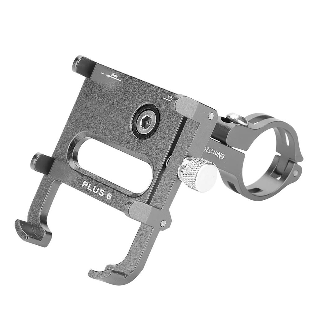 Road   Mountain Bike Mobile Phone Holder with 360 Degree Rotation Black