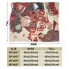 Jason Todd Knitted Blankets Flannel Red Hood Manga Soft Throw Blankets for Outdoor Travel Bedroom Quilt