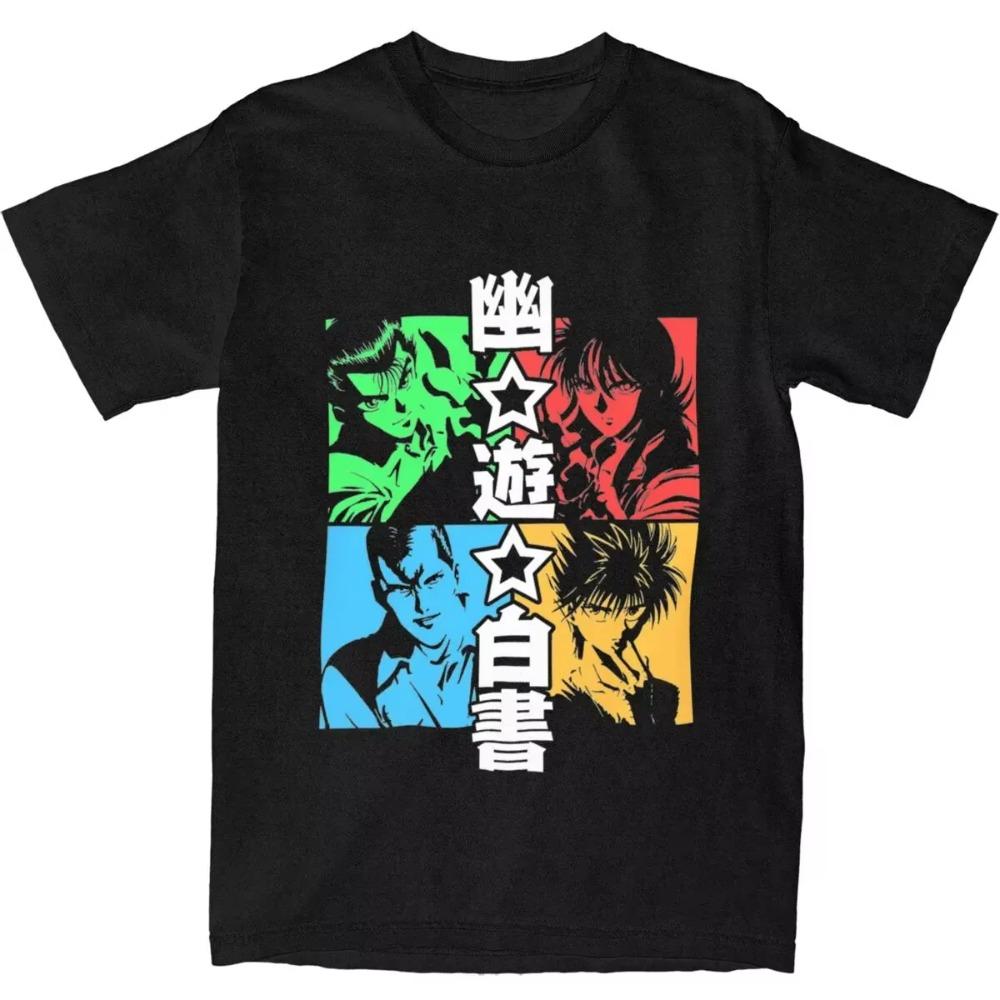 YuYu Hakusho Manga for Men Women T Shirt Yu Yu Hakusho Apparel Novelty Tee Shirt T-Shirts  Gift Idea Clothing