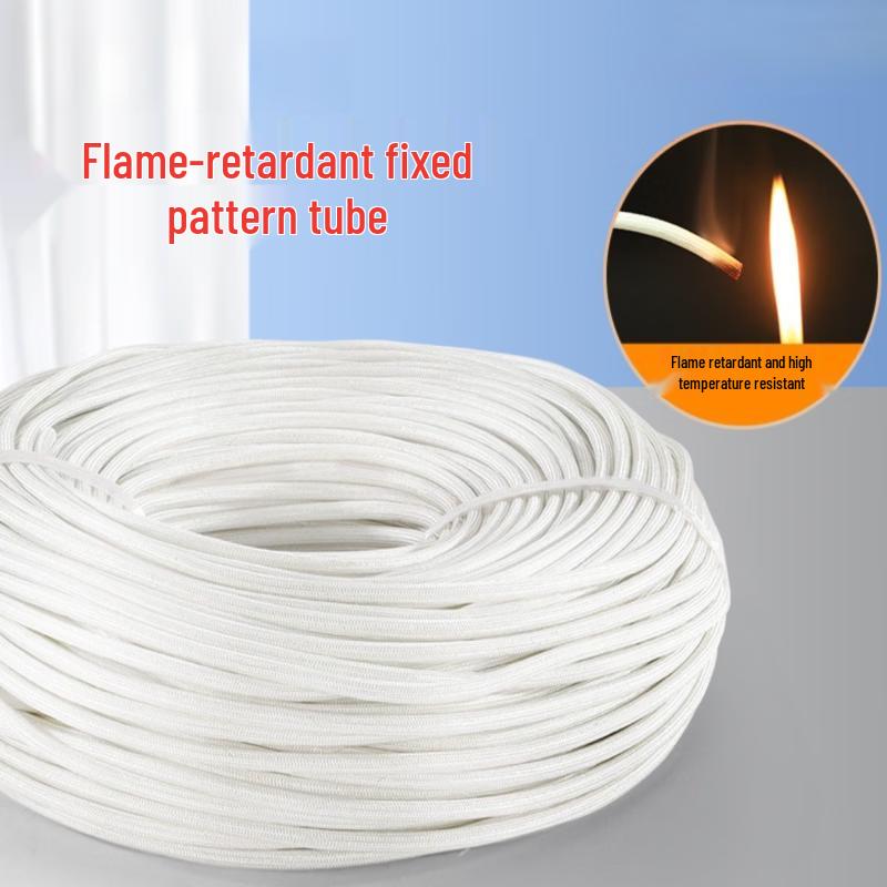 

8mm High-Temperature Glass Fiber Insulation Sleeve