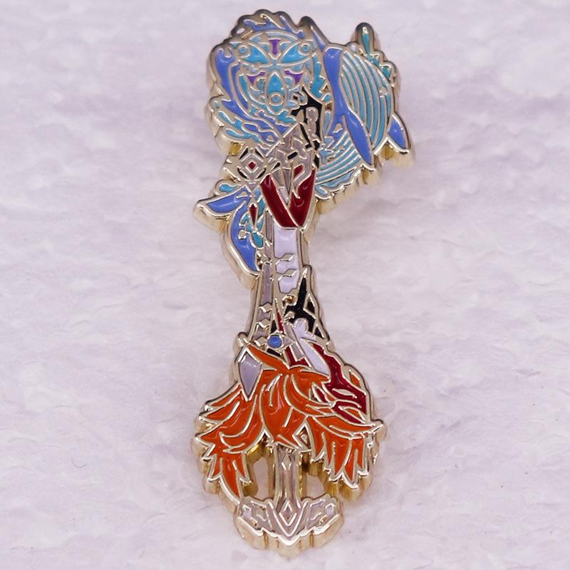 Genshin Impact Enamel Weapon Pin Badge