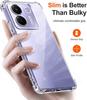 PocoM7Pro 5G Case Anti-Yellowing Clear Crystal TPU Soft Cover For Poco M7 Pro 5G Shockproof Coque Poko Little M7Pro M 7 Pro 5G