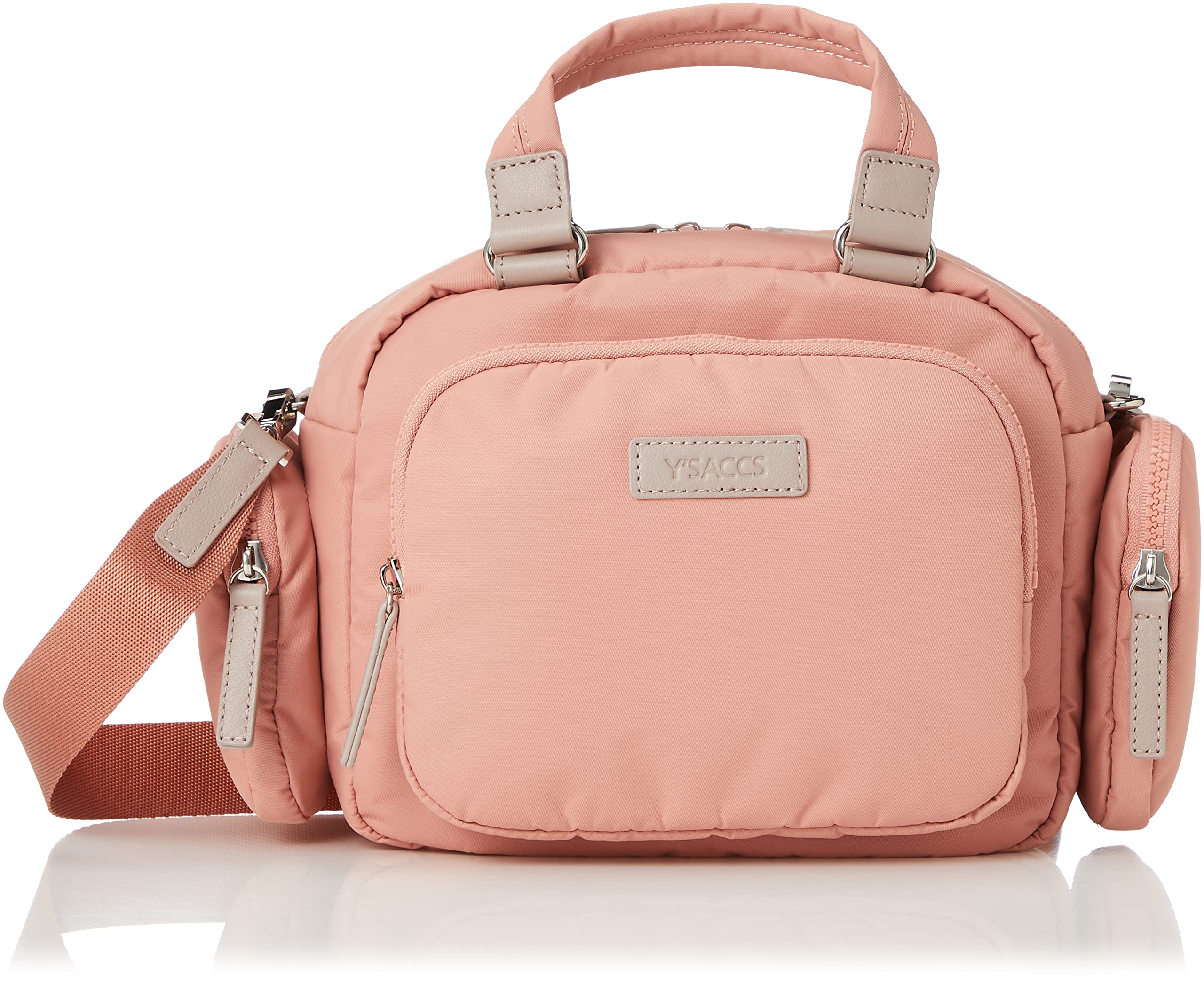 

Сумка Boston из переработанного нейлона, коралловая [Isaac], дорожная сумка, женская, (47)