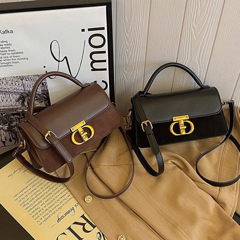 Summer Leather Shoulder Bags Purse and Handbag for Women Fashion Crossbody Bags Underarm Bag Small Square Satchel