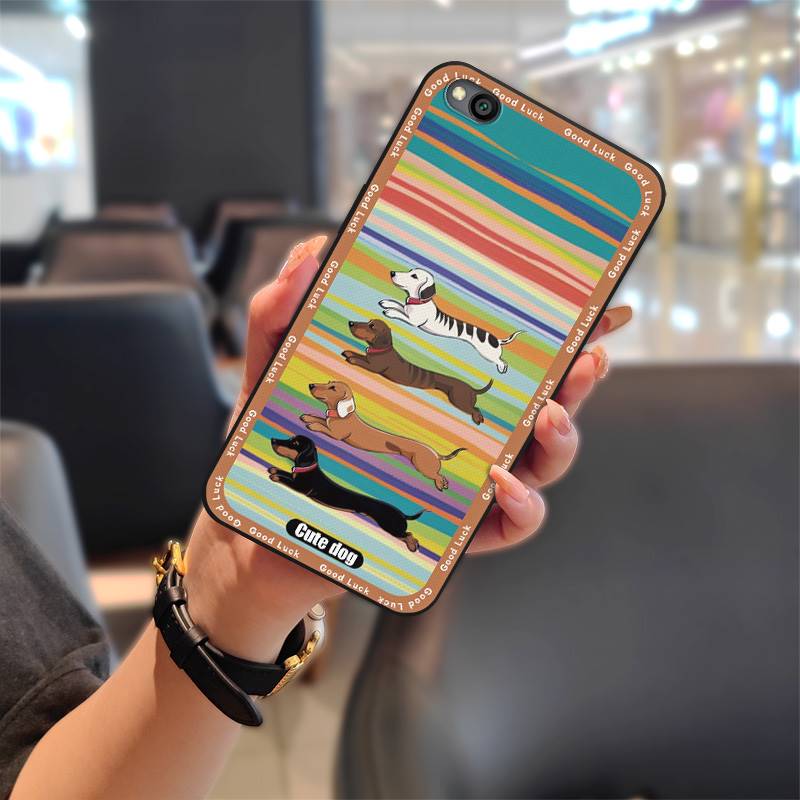 Cartoon Full Wrap Phone Case For Xiaomi Redmi GO Cute Protective Shockproof Silicone Graffiti Anti-knock Dirt-resistant