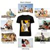 Vintage Electric Guitar Pick Playing Print T-Shirt For Rock Fans Pure cotton T-shirt
