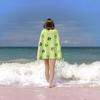 Lucky Clover Beach Towels St. Patrick's Day Shamrock Bath Towel Plaid Soft Absorbent Oversized Quick Dry Extra Large Oversized