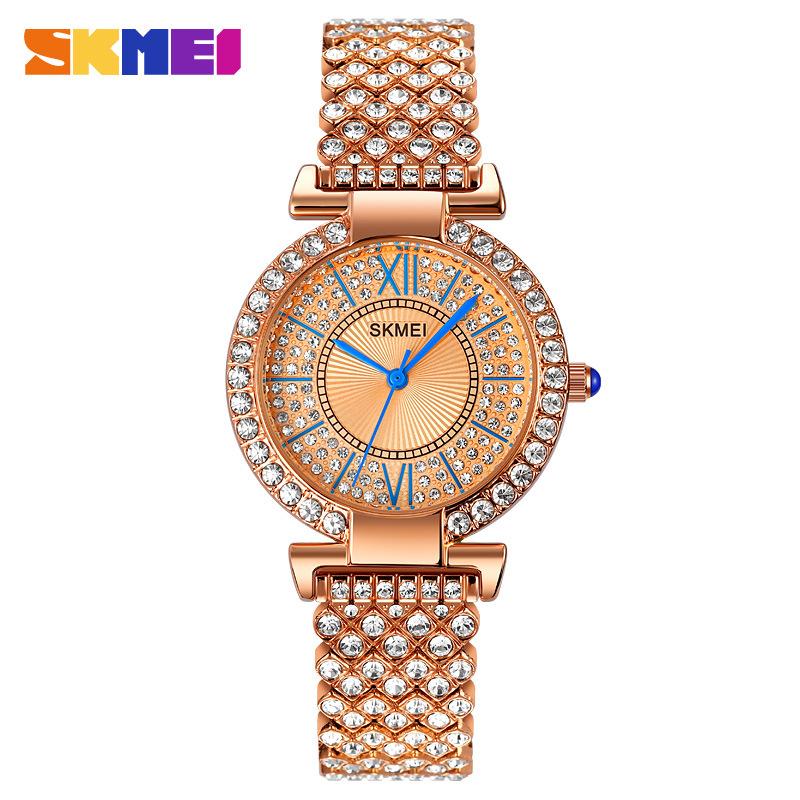 

Moment Beauty Новые Модные Часы с Бриллиантовым Циферблатом, Женские Нишевые Премиальные, Легкая Роскошь, Темпераментные, ins Водонепроницаемые Кварцевые Часы розового золота