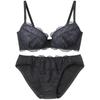 Amphie Bra and Panties Set, Round Bust Enhancement, BBJ201 BL, B75