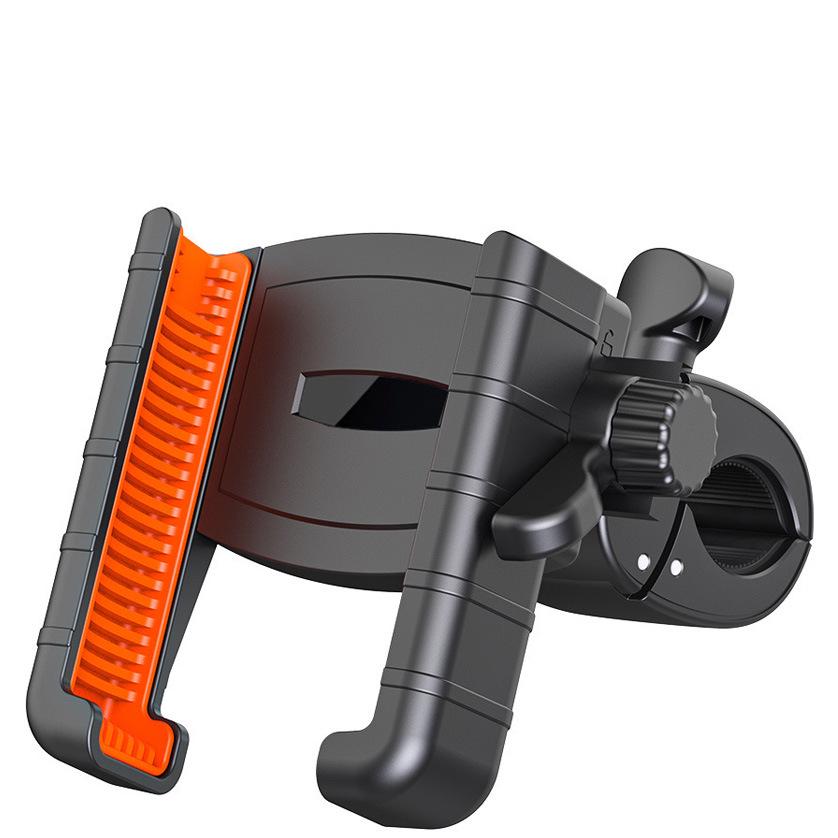 

Shock-Absorbing Motorcycle Phone Holder for Electric Bike & Bicycle Navigation помаранчево-червоний