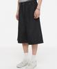 DNSR Single-Pleat Bermuda Denim Pants Black