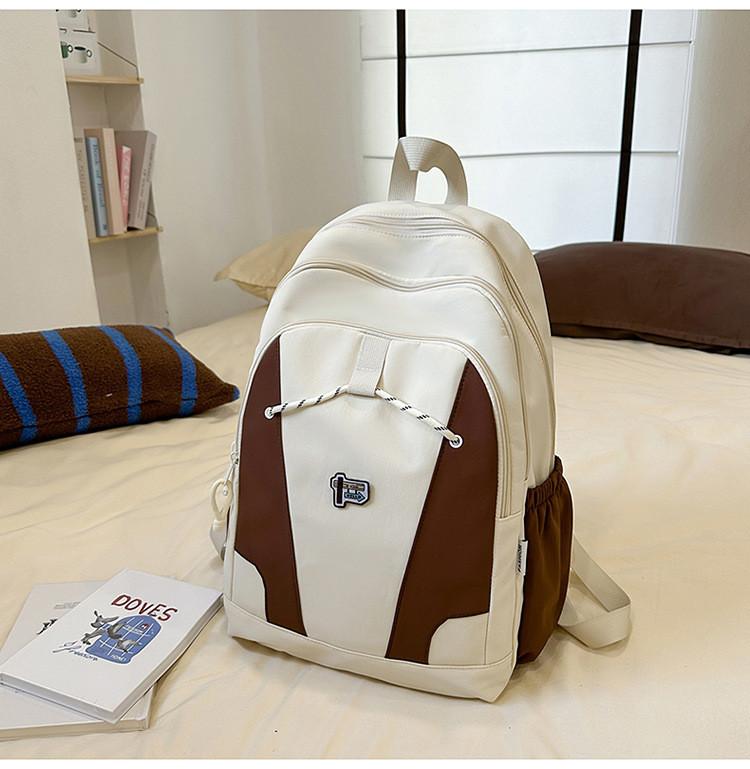 Backpack With Leisure Color Blocking And Cartoon Directional Sign Decor Teen For