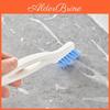 Dual Head Tile Grout Brush For Bathroom Cleaning With Plastic Handle For Home Use