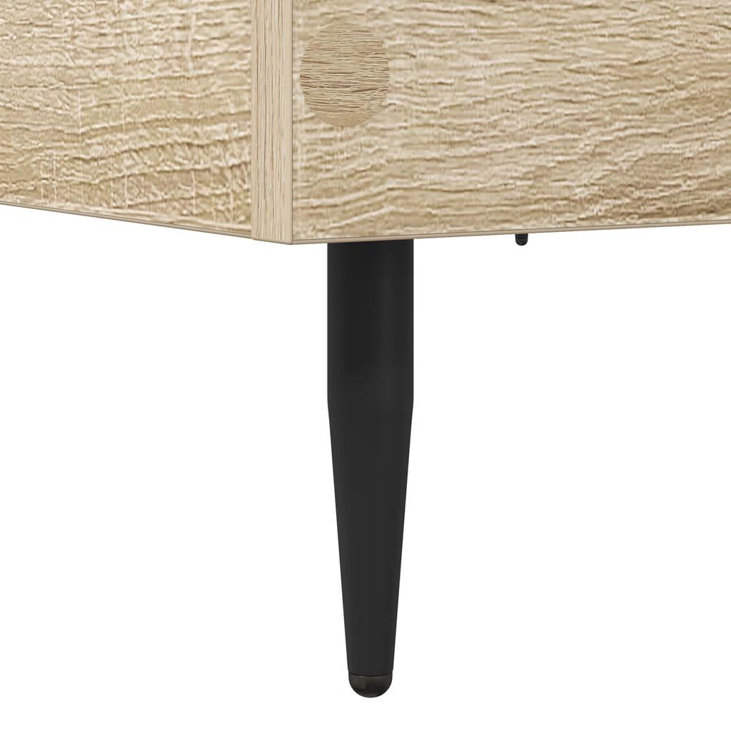 Bed Frame Sonoma Oak 80 x 200 cm Particleboard