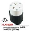 UL Certified 15A 125V US/Canada Industrial Power Plug Socket LK7515P