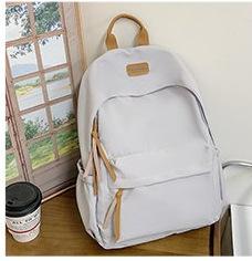 Schoolbag Backpack Wholesale Lightweight Cheap Large Capacity Casual Backpack Student Bag Stylish Simple Leather Standard Korean Edition Student Bag